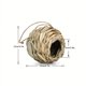 thumbnail image 2 of 2pcs/3pcs/4pcs Hummingbird Nest House, Ball Shape, Hand Woven Hummingbird Houses For Outdoor Garden Yard, 2 of 4