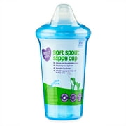 (3 pack) Parent's Choice Non-Spill Soft Spout Sippy Cup, Blue, Unisex, 9 fl oz