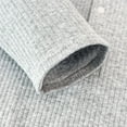 thumbnail image 6 of Ulanda Baby Boy Button Down Shirt Newborn Solid Color Long Sleeve Romper Bodysuit (Grey, 0-3 Months), 6 of 9