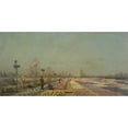 thumbnail image 2 of Adrien-Louis Demont 14x9 Gold Ornate Wood Frame and Double Matted Museum Art Print Titled - Tulip Fields (1883), 2 of 4