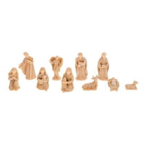 Set of Small Jesus Ornaments Resin Nativity Scene Figurines for Christmas Decoration Holiday Home Decor
