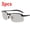 3pcs Black, variant on Polarized Day And Night Color Changing Glasses With Vintage Metal Frame And Resin Lens