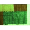 thumbnail image 1 of Ahgly Company Indoor Rectangle Abstract Green Contemporary Area Rugs, 8' x 10', 1 of 1