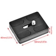 thumbnail image 3 of Acouto Alloy Quick Release Plate With 1/4 Inch Screw Fits For Arca Benro Monopod Tripod Ball Head SLR Camera, 3 of 8