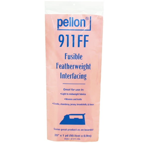 Pellon 911FF Fabric Stabilizer, White. 20" x 1 Yard Precut Package