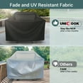 thumbnail image 4 of Unicook Gas Grill Cover 65 inch, Heavy Duty Waterproof BBQ Cover for Grills up to 63" Width, Fits Grills of Weber Char-Broil Nexgrill and More, Black, 4 of 7