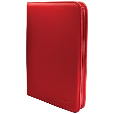 Ultra Pro 9-Pocket PRO-Binder Zippered Vivid Red