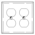 thumbnail image 2 of Cooper Wiring PJ82W 2-Gang Unbreakable Duplex Plate, White, 2 of 2