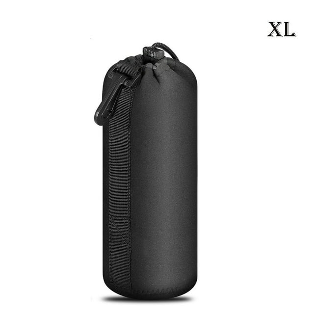 Bolsa para lentes de cámara, material de buceo, cubierta negra para lentes, bolsa para lentes de cámara