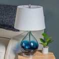 thumbnail image 3 of Evolution by Crestview Collection Tasia 17" Blue Ombre Glass Table Lamp - 25.5"H x 15"Rnd, 3 of 5