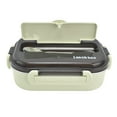 thumbnail image 2 of Insulated Bento Box, Removable Leak Proof Portable Compartment Stainless Steel Lunch Box Multipurpose  For Office For Camping Blue,Pink,Green, 2 of 8