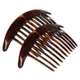 thumbnail image 2 of Parcelona French Tapered Edge 11 Teeth Side Hair Combs for Women & Girls (2Pcs), 2 of 43