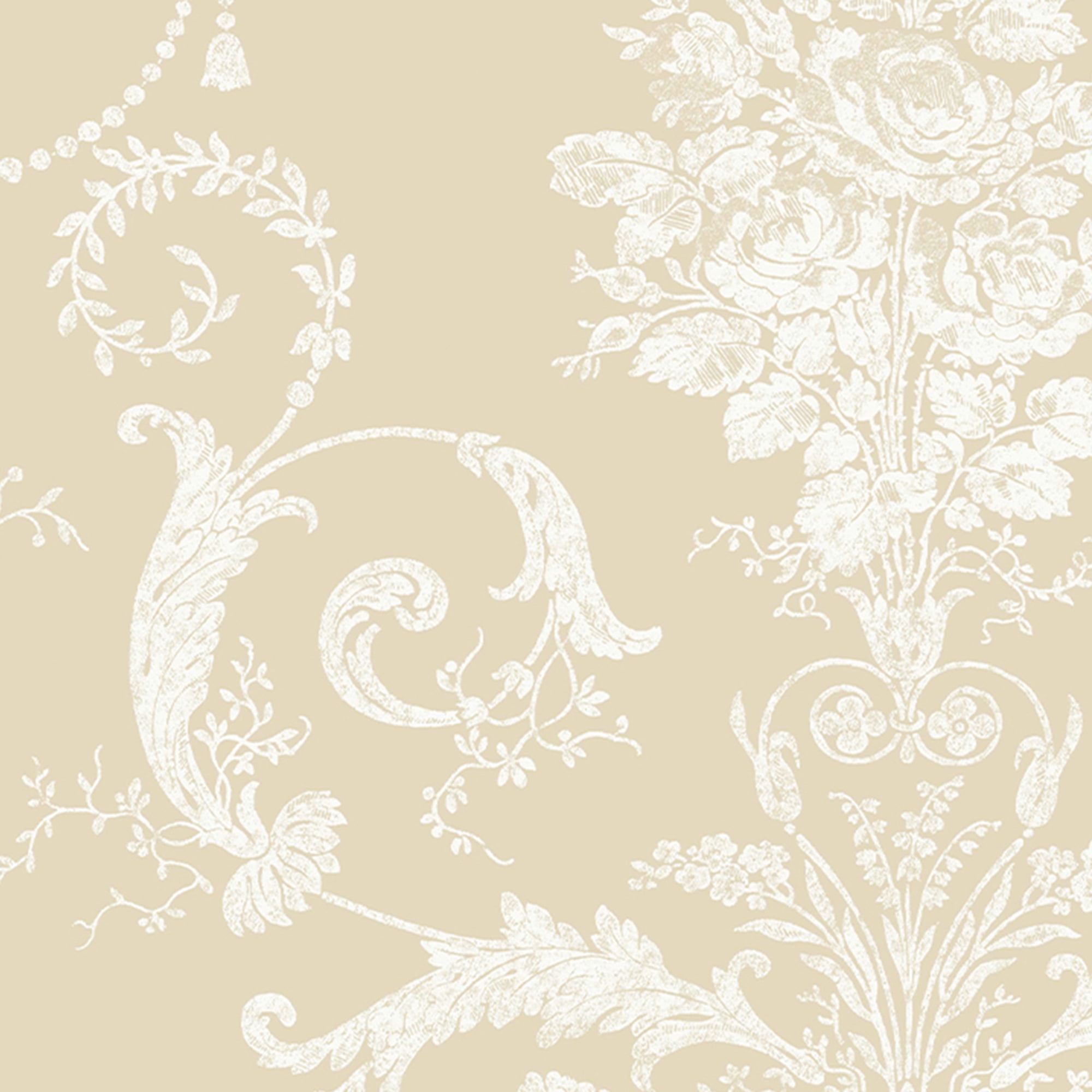 Laura Ashley Josette Linen Wallpaper