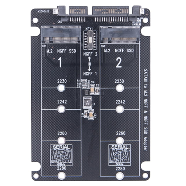 M.2 NGFF SSD A SATA 3.0 Tarjeta Adaptadora MSATA Protocolo Adaptador Puerto Serie SATA3 Con Convertidor USB para La Computadora Portátil PC