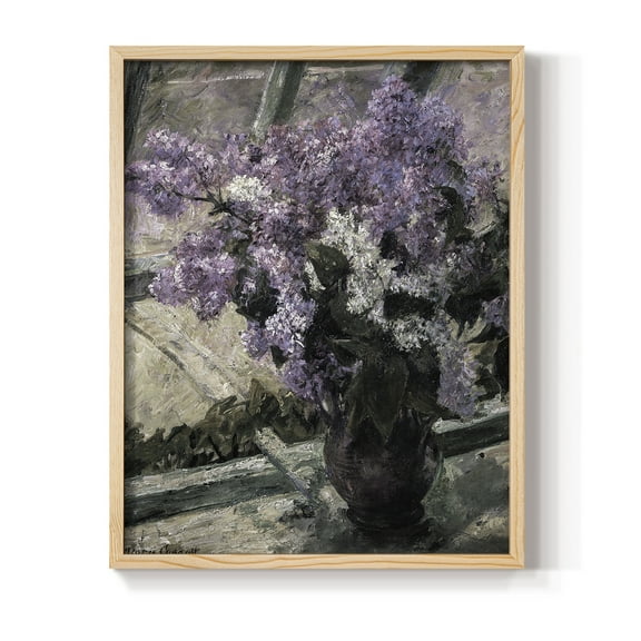 Vintage Floral Print CCLXX - 10in. x 8in. Vintage Framed Print in Natural Wood Frame