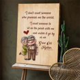 thumbnail image 2 of Country Porch Love Quote Canvas – ‘I Don’t Want the World, Just Someone to Watch It With’ – Romantic Country Quote Wall Art – Rustic Porch Scene Print – Love & Relationship Home Décor – Ready to Hang, 2 of 4