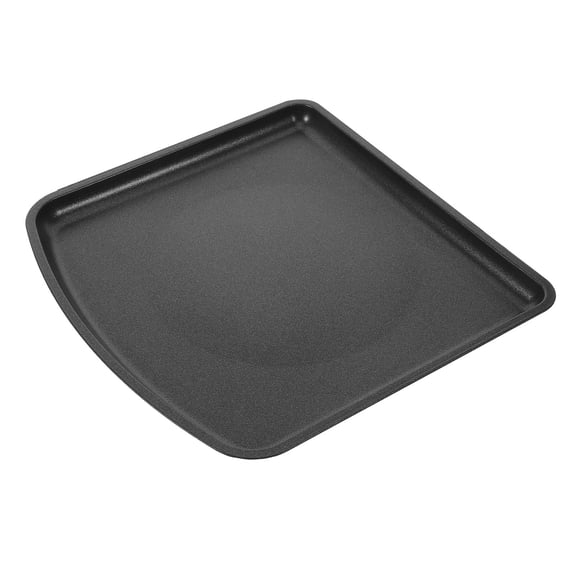 Amosfun Black Air Fryer Oven Crisper Tray, Nonstick Baking Pan for Grilling, Roasting, Home Kitchen Cooking Bakeware Accessory