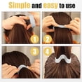 thumbnail image 3 of Minnieouse Gel de sílice que permanece en su lugar durante todo el día banda elástica para el cabello para coleteros accesorio para el cabello Accesorio para el cabello gris, 3 of 6