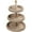 Brown, variant on SOFE 3-Tier Serving Tray Stand, Farmhouse Rustic Wood Beaded Tiered Display for Cupcakes, Cakes, Fruits & Desserts - Kitchen Counter & Dining Table Decor