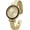 Gold, variant on Blekon Collections Women's Analog Quartz Bracelet Watch, Classic Textured Stretch Cuff Bangle Watch, 33mm Alloy Case, Fashion Wrist Watch for Women, Fits 6-7 Inch Wrists