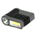 thumbnail image 2 of Linterna frontal LED COB con clip para sombrero de inducción, reflector para pesca al aire libre, lámpara impermeable para sombrero, color negro, 2 of 13
