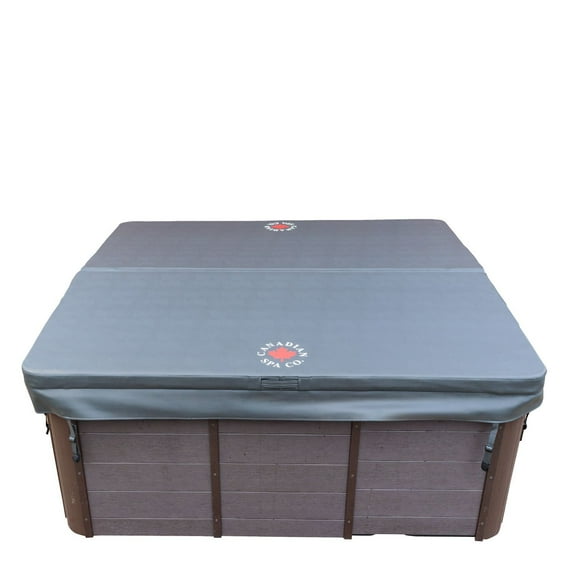 Canadian Spa Co. Couverture de spa Carrée avec Effilage de 5 po/3 po