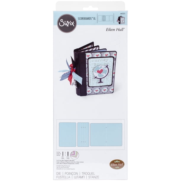 Sizzix ScoreBoards XL Die Book Passport by Eileen Hull - Walmart