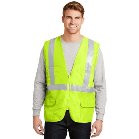 

Cornerstone - Ansi 107 Class 2 Mesh Back Safety Vest. Csv405 CSV405 Safety Yellow Medium