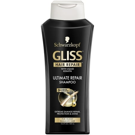 Gliss Hair Repair Shampoo, Ultimate Repair, 13.6 (Best Hair Repair Shampoo)