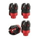 thumbnail image 1 of Slider Eje Llanta Universal Motocicleta 4pcs rojo, 1 of 4