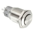 thumbnail image 5 of Interruptor de botón metálico momentáneo Uxcell de alta cabeza de 16 mm, montaje 2NC 2NO 2COM AC 250V 3A 1 paquete, 5 of 5