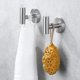 thumbnail image 3 of Towel Rack Bathroom Wall Hook Hook Holder SUS304 Stainless Steel Coat Hook Towel Rack Hooks (Brushed*2), 3 of 5