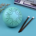 thumbnail image 4 of Tambor de Lengüeta de Acero Ammoon 5.5 Pulgadas, Sonido Relajante en C Natural, 8 Tonos, Incluye Baquetas y Bolsa de Transporte, Ideal para Terapia y Regalos, Color Verde Pastel., 4 of 6