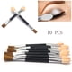 thumbnail image 2 of Pincel esponja de doble punta - Esponja + Pelo de caballo, tamaño mini - para sombras de ojos, maquillaje y herramientas de belleza(10pcs), 2 of 5