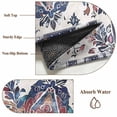 thumbnail image 6 of 3'x5' Area Rugs, Boho Navy Blue Indoor Outdoor Area Rug for Living Room Bedroom, Vintage Southwestern Geometric Art Washable Bathroom Rugs Kitchen Floor Carpet Mats Home Decor Aesthetic, 6 of 8