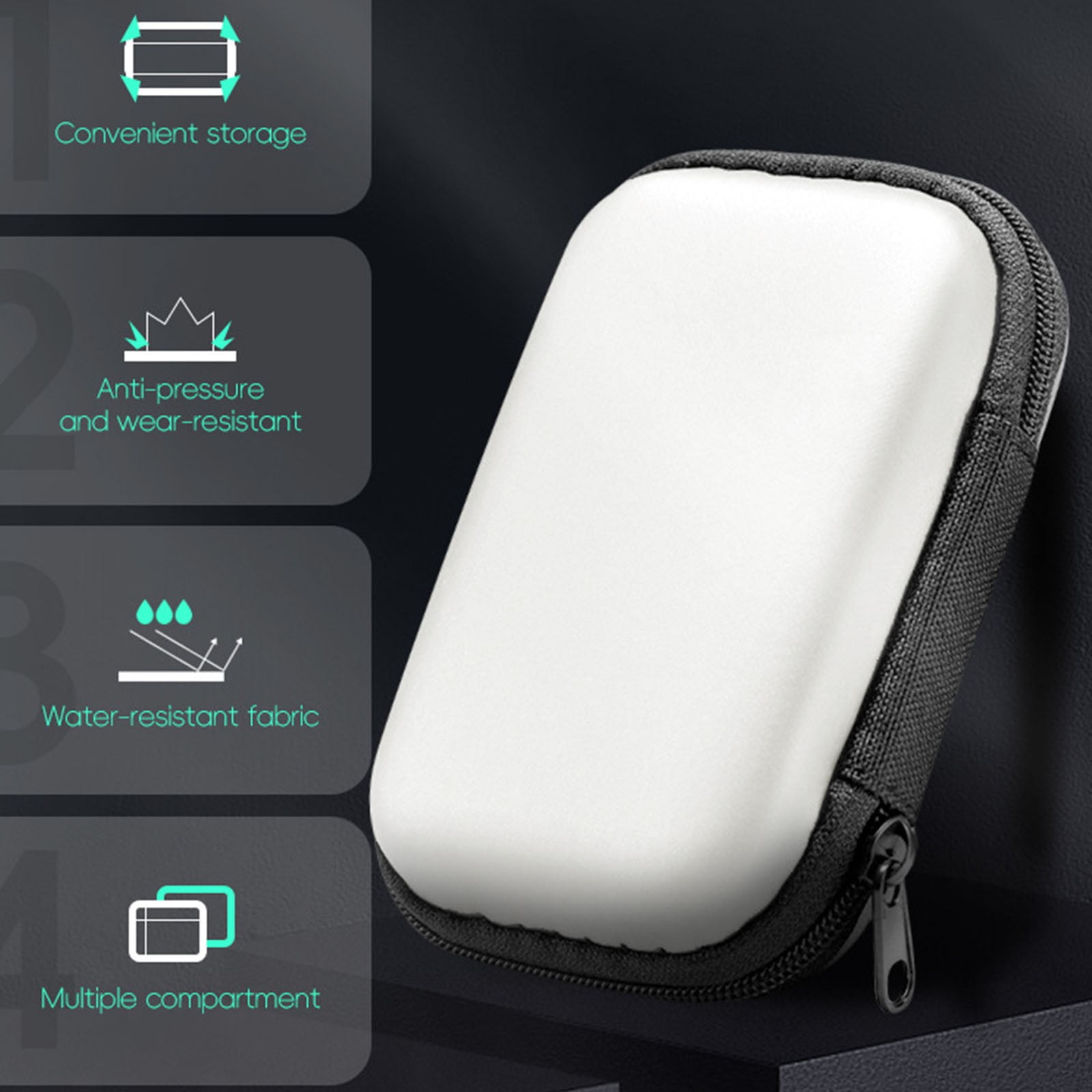 Estuche Rígido Fiorky Para Consolas Retro MIYOO Mini Plus, Anbernic RG35XX, R36S, R35S – Protección Contra Golpes Y Arañazos, Incluye 2 Tapas De Joystick, Portátil Y Ligero