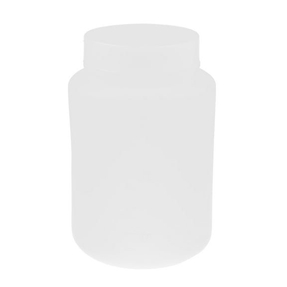 Lab Screw Lid Plastic Wide Mouth Chemicals Storage Reagent Bottle 500mL