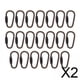 thumbnail image 1 of Mini Llavero Mosquetón Cierre Ganchos D Anillo Mosquetones Duraderos Macarena 20 Piezas, 1 of 8