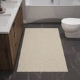 thumbnail image 4 of Ottomanson Plush Shag Bath Rug, Non-Slip Bathroom Mat with Rubber Backing, 36" x 60", Cream, 4 of 8
