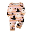 thumbnail image 3 of Matching Family Halloween Pajamas Set - 2026 Cute Ghost & Pumpkin Print Two-Piece Sleepwear Pjs - Family Matching Pajamas Soft Holiday Loungewear Halloween Matching Pajamas for Family, 3 of 4