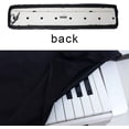 thumbnail image 4 of Funda para teclado de piano, funda protectora para piano digital de 61 teclas, funda para teclado Yamaha, con cierre de cordón, adecuada para teclado electrónico, Casio, Roland, consola, 4 of 5