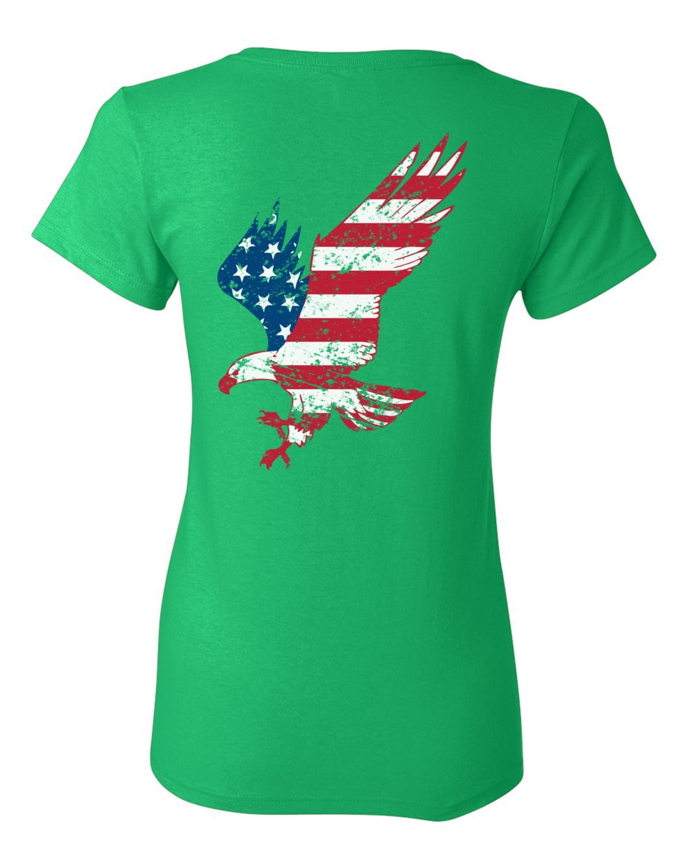 Ladies Gifts Pro America Eagle T shirt 
