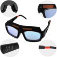 thumbnail image 4 of 3X Casco de Máscara de Soldadura de Oscurecimiento Automático con Energía Solar Gafas de Soldador Lente Anti-Arco con Estuche de Almacenamiento, 4 of 5