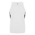 thumbnail image 2 of Alleson Athletic B17585004 Stride Singlet, White & Black - Medium, 2 of 4