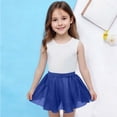 thumbnail image 3 of Ballet Dance Skirt for Girl Casual Mesh Chiffon Wrap Fluffy Skirts Pull on Elegant Elastic Waist Ballerina Skirts for Performance Training, 3 of 6