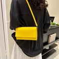 thumbnail image 2 of Bolsa De Hombro Bolso bandolera para mujer Bolso bandolera de cuero PU con solapa Bolso bandolera elegante (Amarillo) Ndcxsfigh Para Estrenar, 2 of 2