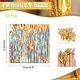 thumbnail image 2 of Uxcell 25 Pcs Hojas de Oro 5.5" x 5.5" Hojas de Oro Imitación con Patrón para Manualidades, Marcos de Fotos, Uñas y Decoración de Artes DIY, Coral de Cobre, 2 of 6