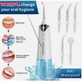 thumbnail image 2 of WATERPIK Hydropulseur Sans Fil Nettoyeur de Dents Portable Fil Dentaire 8 Embouts Jet, 2 of 5