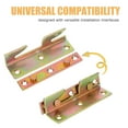 thumbnail image 3 of FESTFENDS 4 Sets Furniture Fittings Connector Iron Golden Square For Furniture Construction, 3 of 6