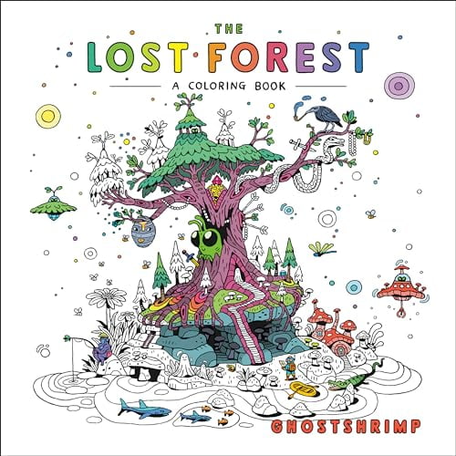 Pre-Owned The Lost Forest: A Coloring Book, 112 pages (Paperback)
